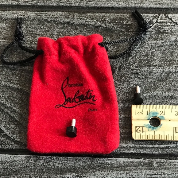 Christian Louboutin Replacement Heel Taps/Tips - Picture 3 of 3